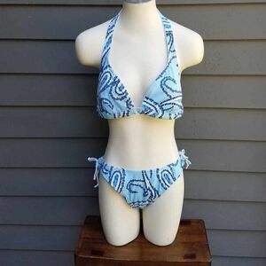 Tommy Hilfiger Light Blue 2 Piece Bikini size 14